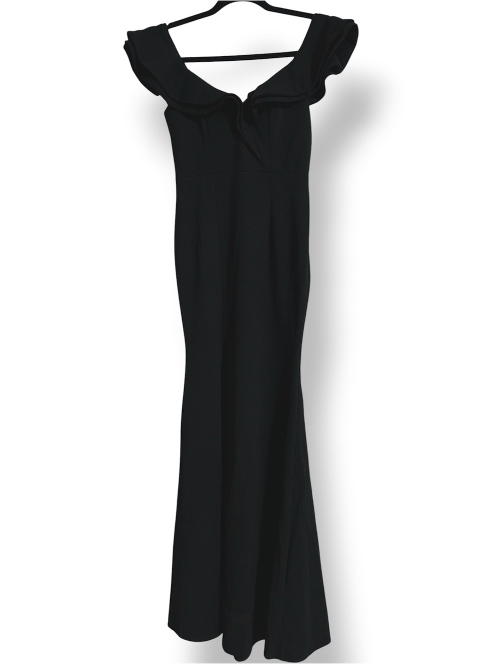 Fashion Nova Black Evening Gown with Thigh Slit